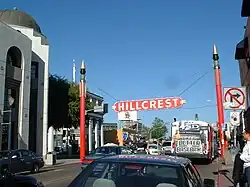 The Hillcrest Sign at 5th and University Avenues