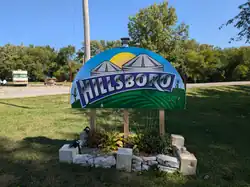 Welcome Sign in Hillsboro