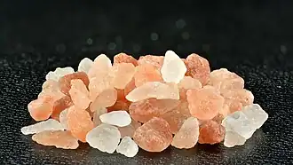Image 61Himalayan salt, by Iifar (from Wikipedia:Featured pictures/Sciences/Geology)