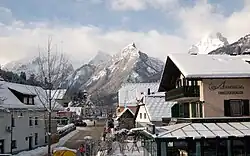 Main street of Hinterstoder, February 2010
