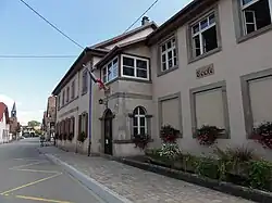 The town hall in Hipsheim