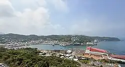 View of Hirado port from the castle