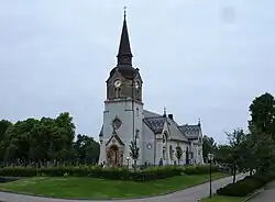 Photograph of the outside of a church
