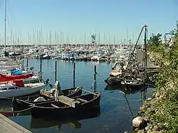 Höganäs harbour in September 2002