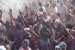 Image 4People celebrating Phagwah. (from Culture of Trinidad and Tobago)