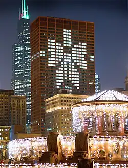 December 2005, "gift" of a wrapped present design reflecting the winter holidays.