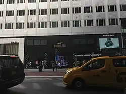 Hollister Co. store along the base of 660 Fifth Avenue