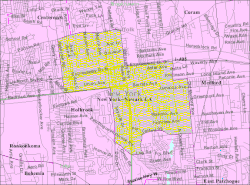 U.S. Census map of Holtsville