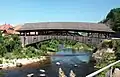 Wooden bridge in Forbach