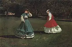 A Game of Croquet, 1866[59]