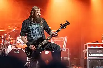 Jan Bartoš performing with Törr in 2023