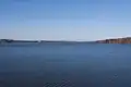 A view of the reservoir from on top of the dam
