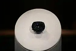 The Hope Diamond without lighting
