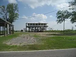 Raised structure in Hopedale in 2010