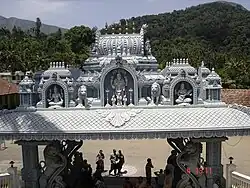 Mahadwara (main gate) of Annapoorneshwari Temple in Hornadu