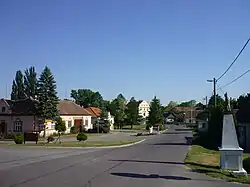 Centre of Horní Dunajovice