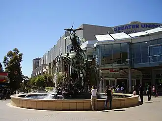 Florence Street Mall with Hornsby Water Clock
