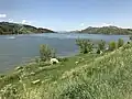 Horsetooth Reservoir at 98.8% full in June 2021.