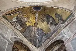 Image 59Mosaic in the Hosios Loukas (Distomo-Arachova-Antikyra, Greece), circa 10th century AD (from Culture of Greece)