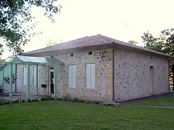 The town hall in Hostens