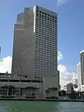 InterContinental at the edge of Biscayne Bay and the Miami River in Downtown Miami