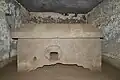 Antechamber (house-shaped stone coffin in the center)