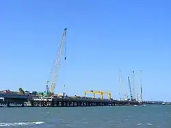 Construction from Brighton foreshore (south east)