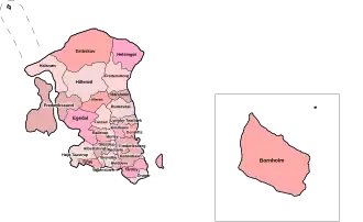Municipalities of Region Hovedstaden