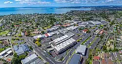 Howick village seen from above