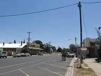 The main street of Howlong