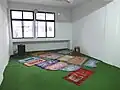 The mosque prayer hall