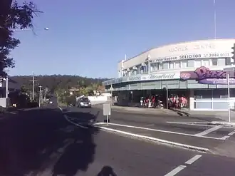 Hughes Centre and Toohey Forest, from Beaudesert Road