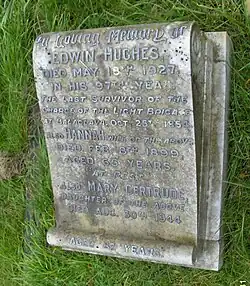 Edwin Hughes' grave