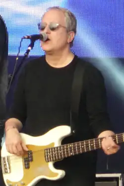McDonald performing with Bon Jovi in 2013