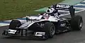 Nico Hülkenberg driving the Williams FW32 in Jerez.