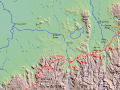 Route of Hume & Hovell expedition 22 to 30 November 1824