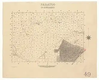Hundred of Paratoo (drawing dated 1940) whose boundary coincides with the locality of Paratoo as of 2013.