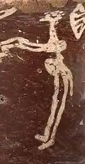 Hunter using a harpoon. Circa 3650–3500 BC. Late Naqada I–early Naqada II