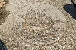 Mosaic floor of Byzantine church