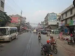 Buildings in Hutian Town.