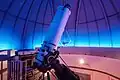 Mirror telescope within cupola