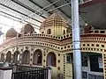 The architecture of the temple is atypical of Hindu temples and more so Kali temples in Bengal
