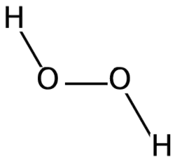 Hydrogen Peroxide Structural Diagram