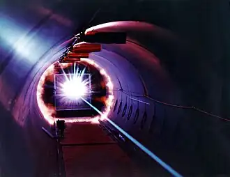 Image 23Hypervelocity impact demonstration, by NASA (from Wikipedia:Featured pictures/Sciences/Others)