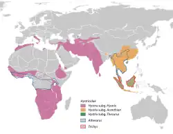 Map of range