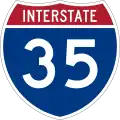 Interstate 35 marker