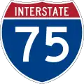 Interstate 75 marker