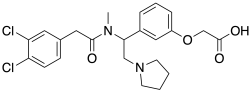 Chemical structure of ICI-204448.