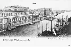 Königsberg Stock Exchange and the Pregel River