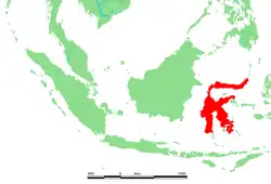 Location of Sulawesi